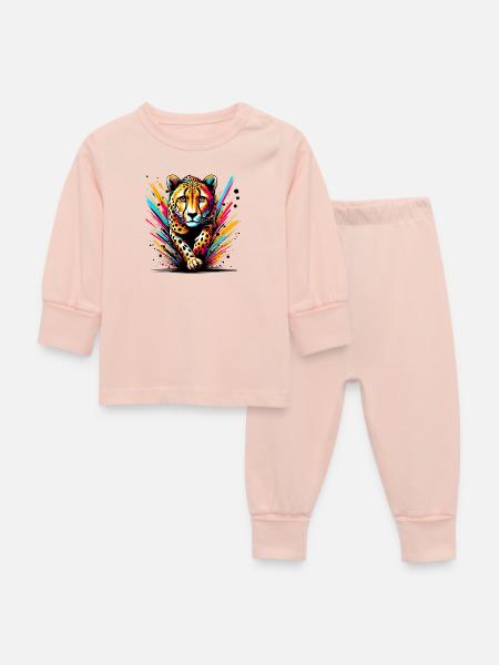 Gepard - Baby Schlafanzug - Kristallrosa