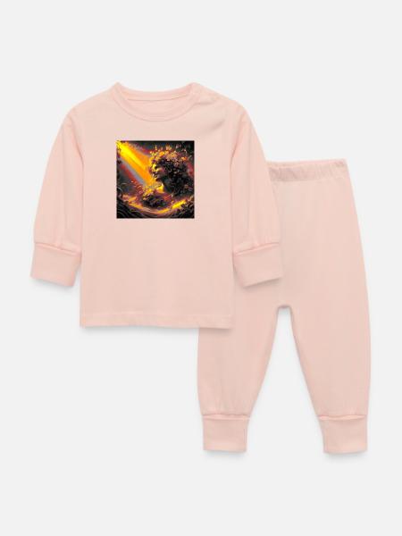 Paradies - Baby Schlafanzug - Kristallrosa