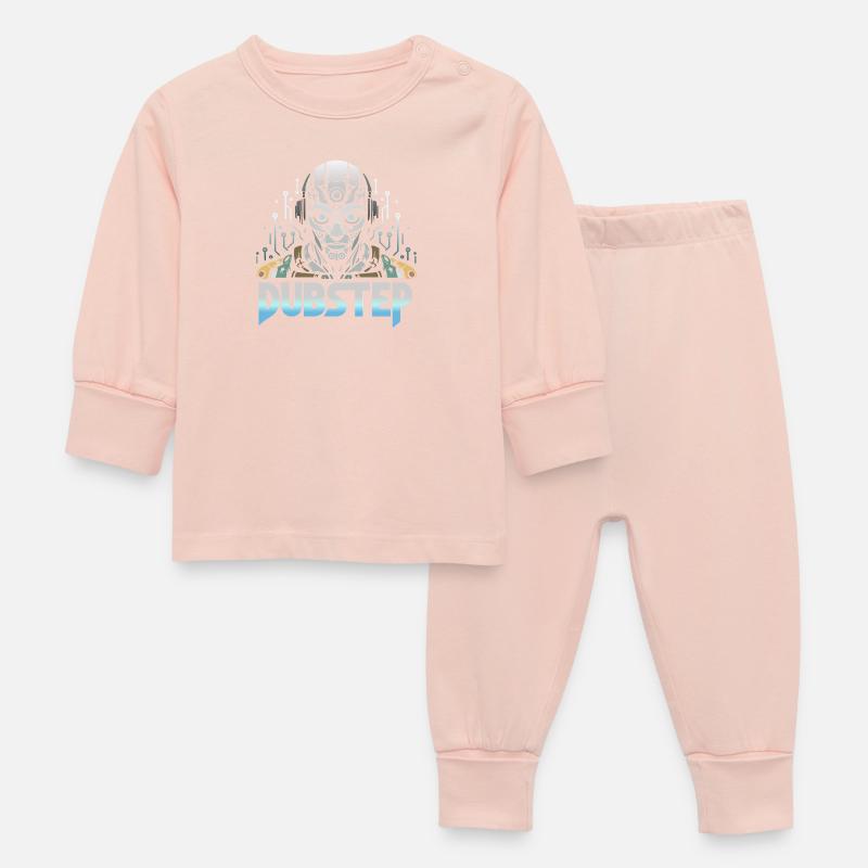 dubstep cyborg - Pyjama Bébé - rose cristal