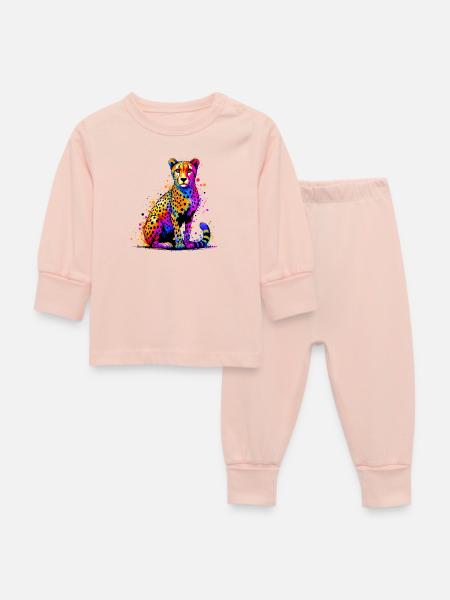Gepard - Baby Schlafanzug - Kristallrosa