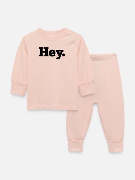 Hey - Baby Schlafanzug - Kristallrosa