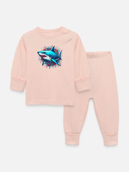 Hai - Baby Schlafanzug - Kristallrosa
