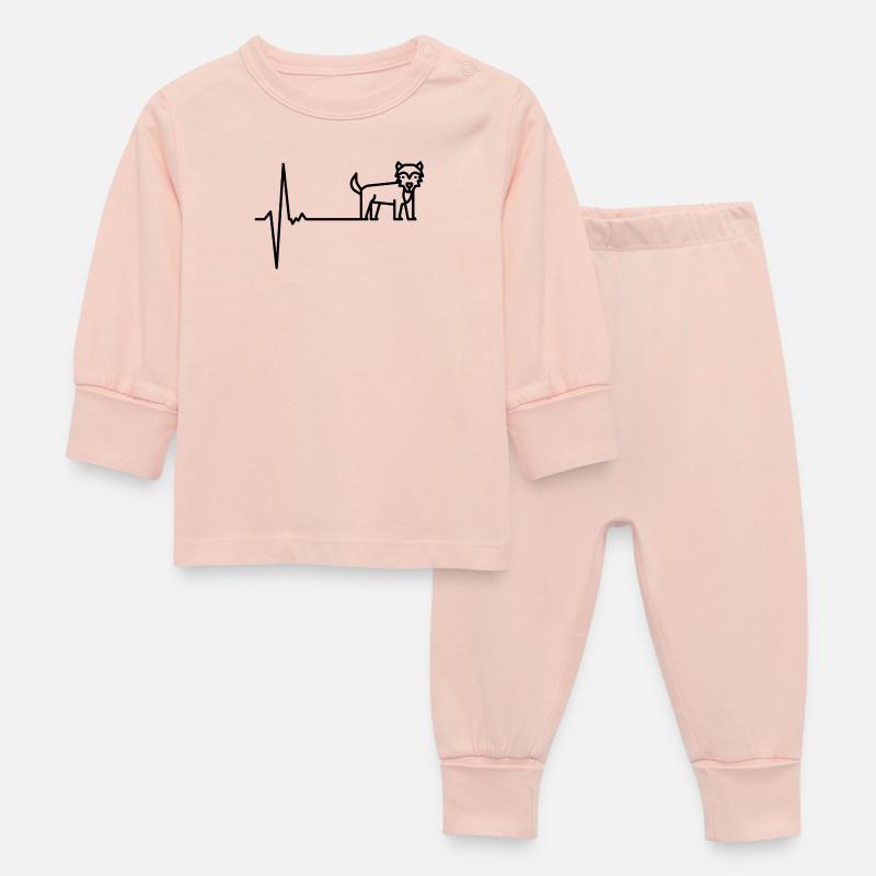 Bitte laden Sie das Designbild hoch - Baby Schlafanzug - Kristallrosa