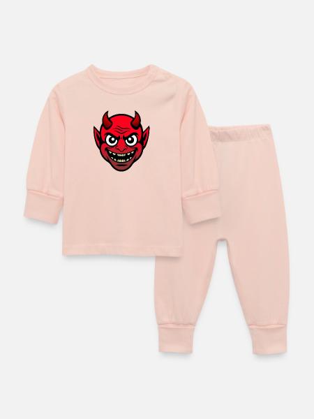 Teufel - Baby Schlafanzug - Kristallrosa