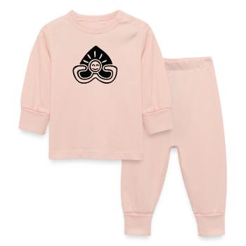 Relax and Smile - Baby Sleepsuit - crystal pink - Front