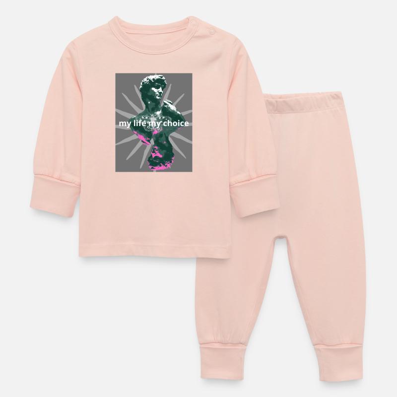 David - Pyjama Bébé - rose cristal