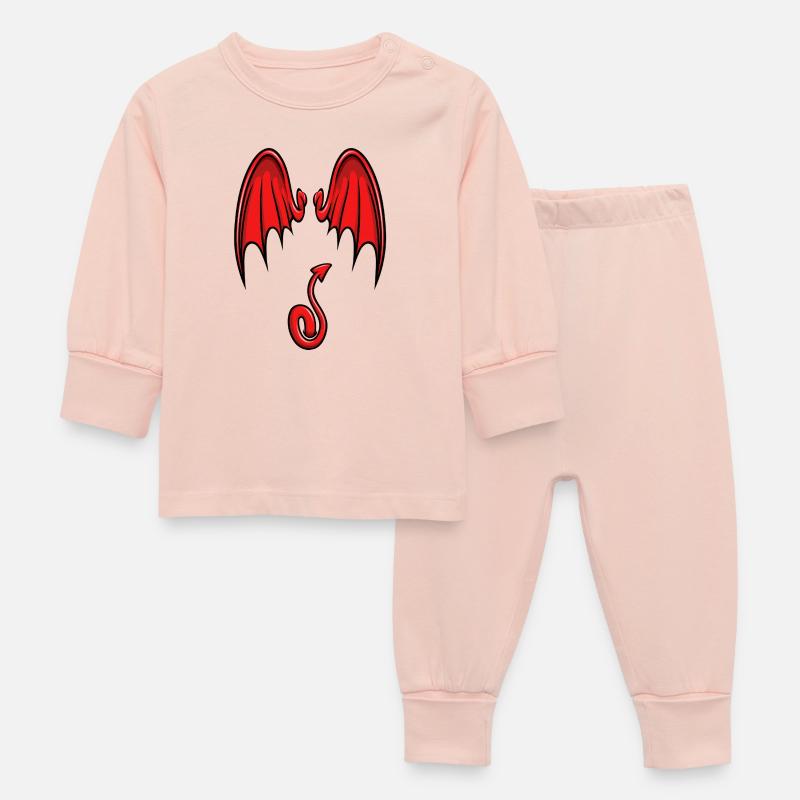 Je suis un petit diable - Pyjama Bébé - rose cristal