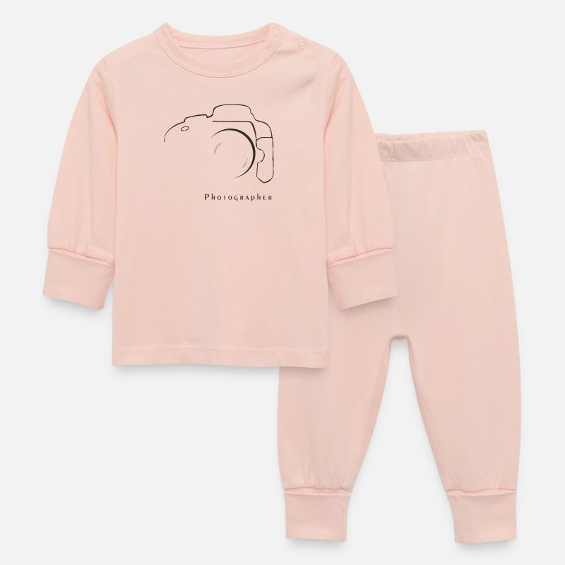 Photographe - Pyjama Bébé - rose cristal