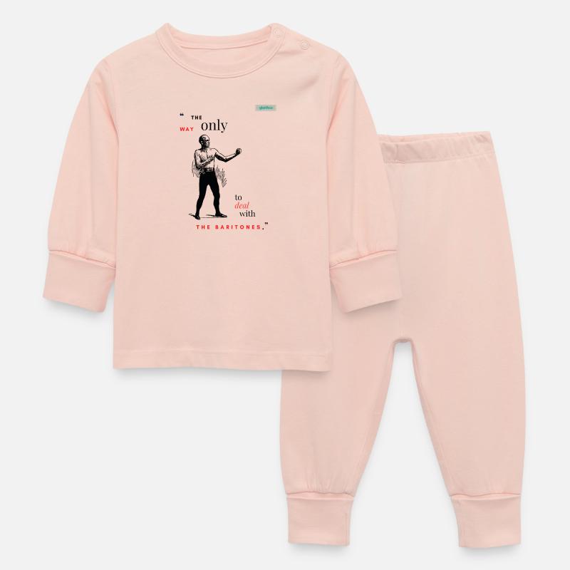 BARITONES PARODY design 001 - Pyjama Bébé - rose cristal
