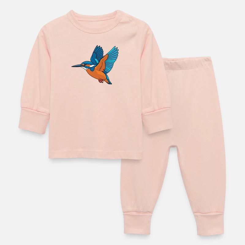 Martin-pêcheur - Pyjama Bébé - rose cristal