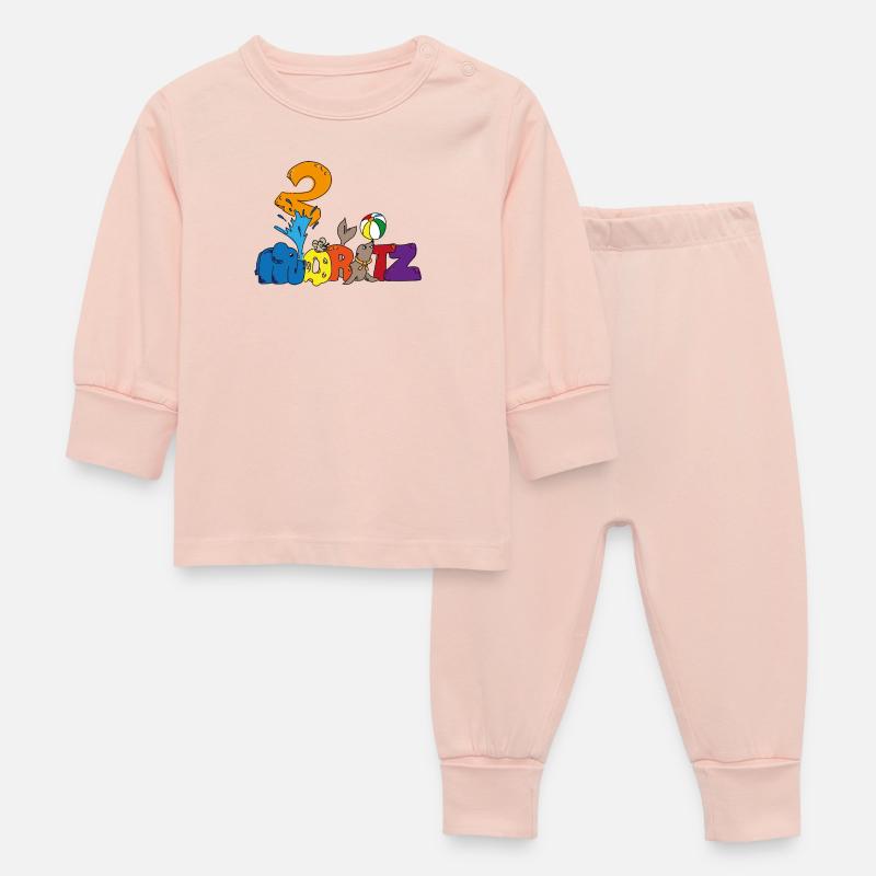 Moritz fête ses 2 ans - Pyjama Bébé - rose cristal