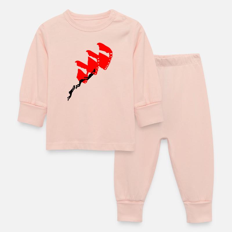 Parachutisme - Pyjama Bébé - rose cristal