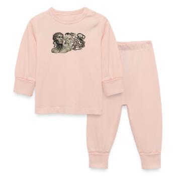 THE DAMNED #4 - dark hell - Baby Sleepsuit - crystal pink - Front