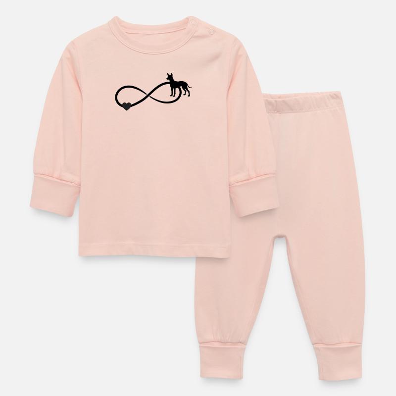 Xoloitzcuintle Infinity - Pyjama Bébé - rose cristal