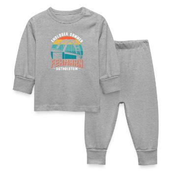 Mer Baltique FEHMARN ENDLESS SUMMER OSTHOLSTEIN Drôle - Pyjama Bébé - gris chiné - Devant