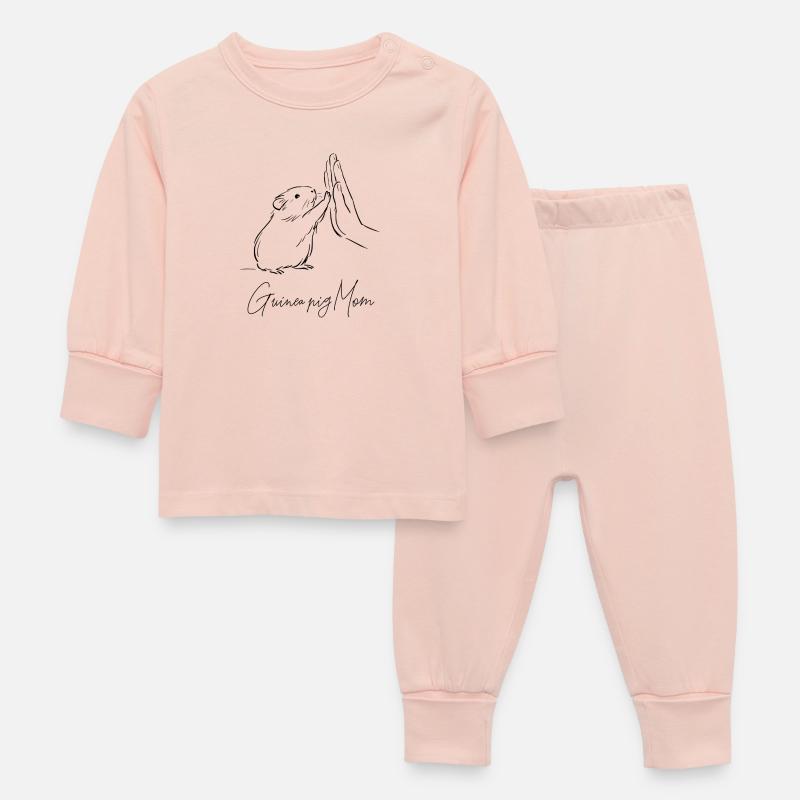 Maman cochon d’Inde - Pyjama Bébé - rose cristal