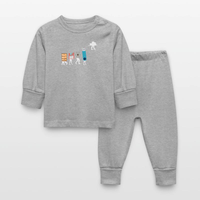 Cloud Computing Funny Programmer Data AI Software Baby Sleepsuit