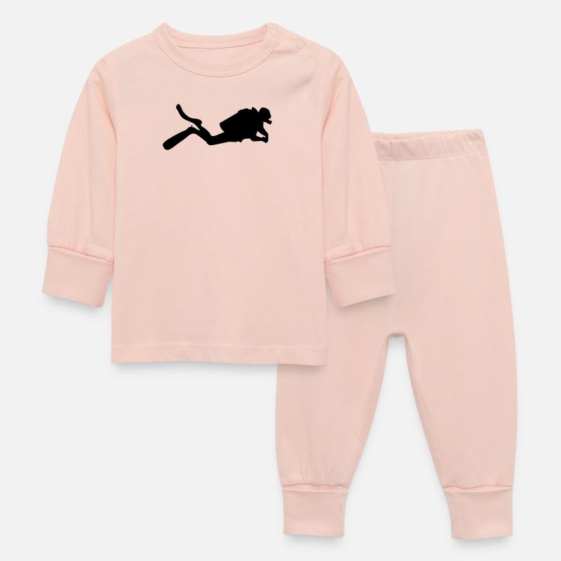 scaphandre autonome - Pyjama Bébé - rose cristal