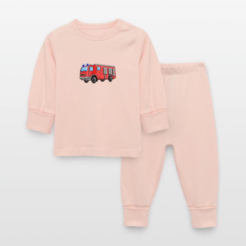 Fire engine Fire engine Fire engine Fire engine Baby Sleepsuit