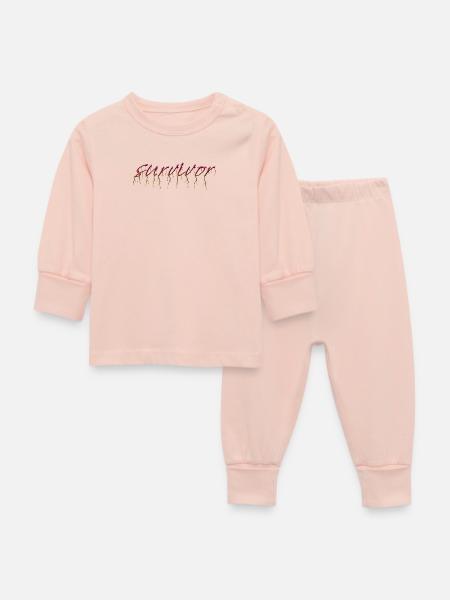 survivor - Baby Schlafanzug - Kristallrosa
