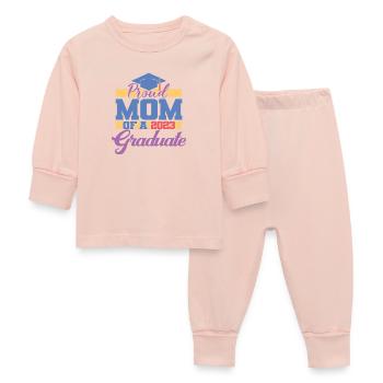 Proud Mom Of A 2023 Graduate Graduation For Women - Baby Sleepsuit - crystal pink - Front