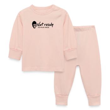 Guerrilla Girl – pas prête à jouer la gentillesse - Pyjama Bébé - rose cristal - Devant