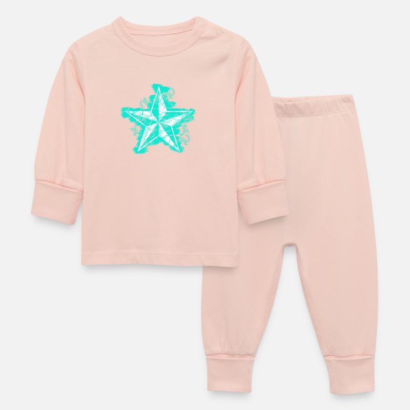 Étoile du Nord - Pyjama Bébé - rose cristal