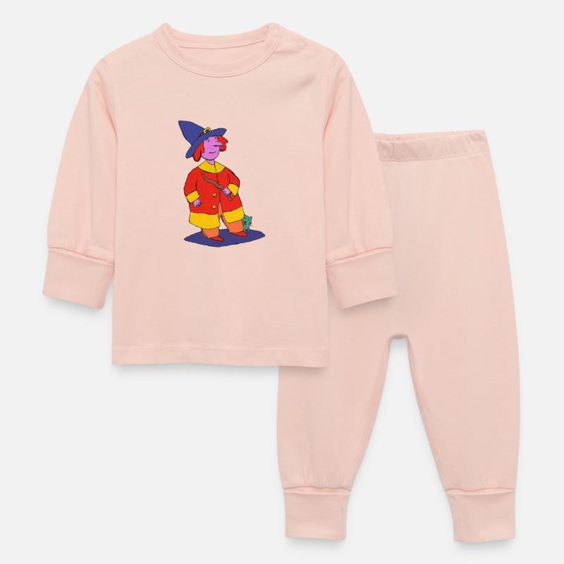 Le sorcier - Pyjama Bébé - rose cristal
