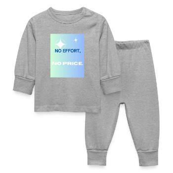 No effort no price - Pyjama Bébé - gris chiné - Devant