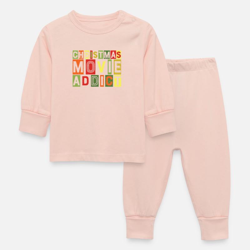 Idée cadeau de Noël Noël - Pyjama Bébé - rose cristal
