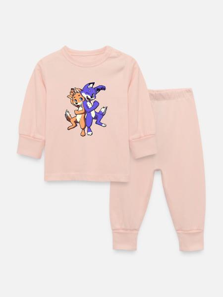 Happy Furry - Baby Schlafanzug - Kristallrosa