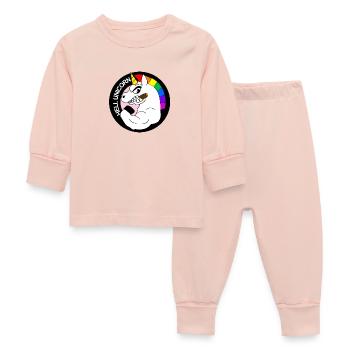 hell unicorn - Baby Sleepsuit - crystal pink - Front