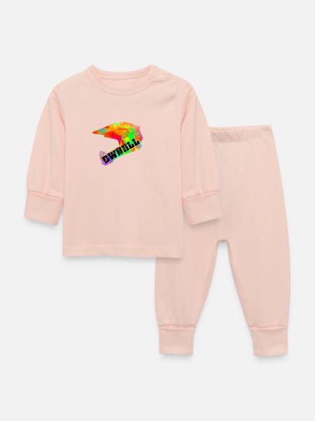 polynom Helm - Baby Schlafanzug - Kristallrosa
