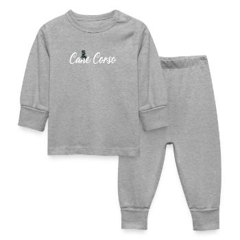Cane Corso pour un propriétaire de Cane Corso Cane - Pyjama Bébé - gris chiné - Devant