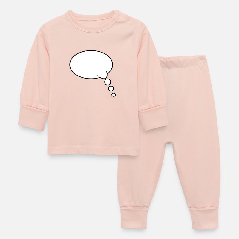 Pensée : Bubble Design - Pyjama Bébé - rose cristal