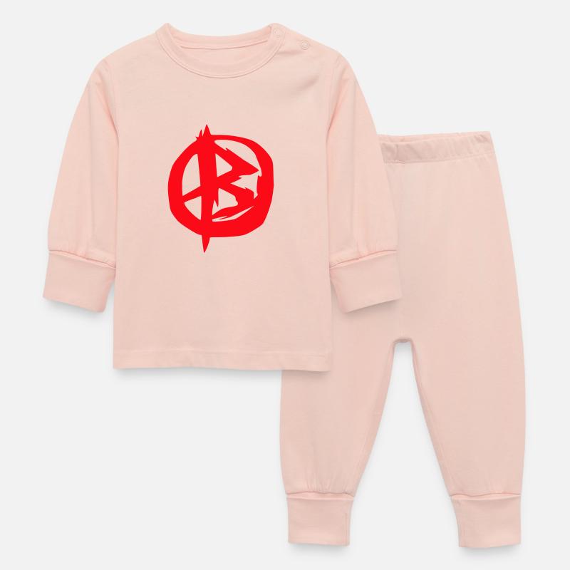 b - Baby Schlafanzug - Kristallrosa