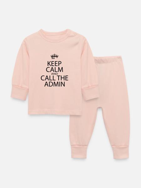 keepcalmadmin1 - Baby Schlafanzug - Kristallrosa