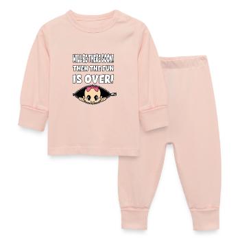 Will Be There Soon Then The Fun Is Over - Baby Schlafanzug - Kristallrosa - Vorne