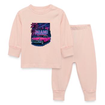 Ville de Miami - Pyjama Bébé - rose cristal - Devant