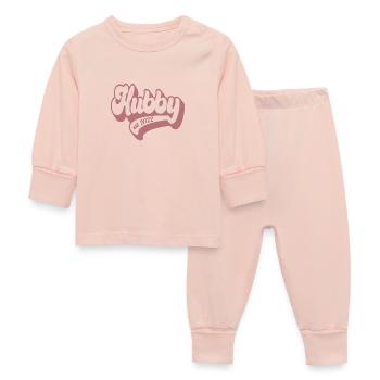 Hubby Est. 2022 - Futur mari, fête de fiançailles - Pyjama Bébé - rose cristal - Devant