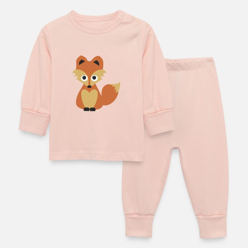 Fuchs - Baby Schlafanzug - Kristallrosa