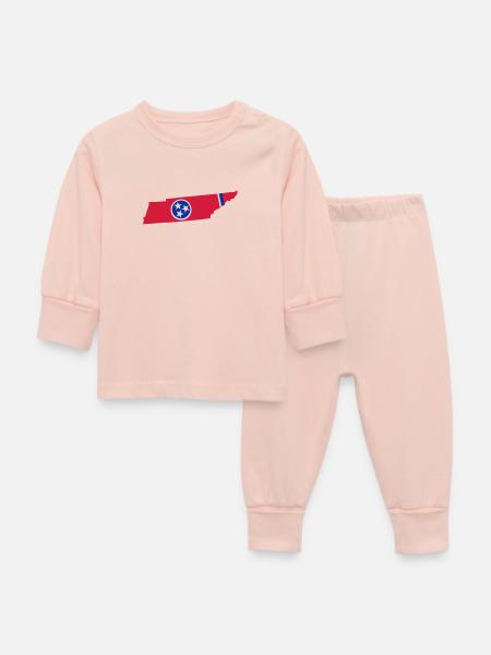 Tennessee - Baby Schlafanzug - Kristallrosa