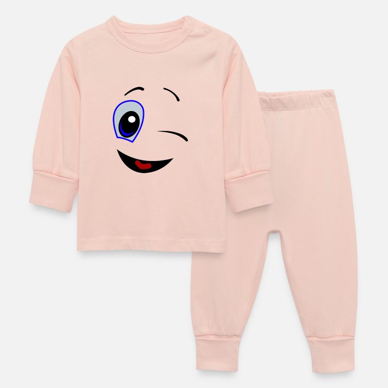 comic 2 - Pyjama Bébé - rose cristal