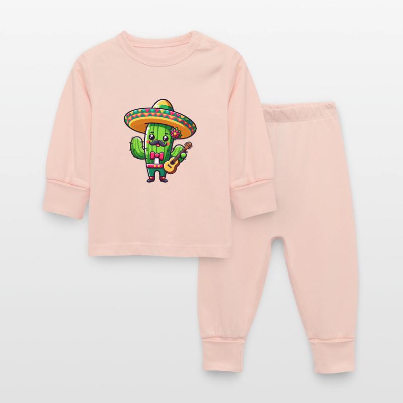 Cinco de Mayo Cactus Mariachi Guitariste Pyjama Bébé