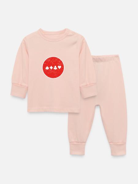 Geschenk poker pokern - Baby Schlafanzug - Kristallrosa
