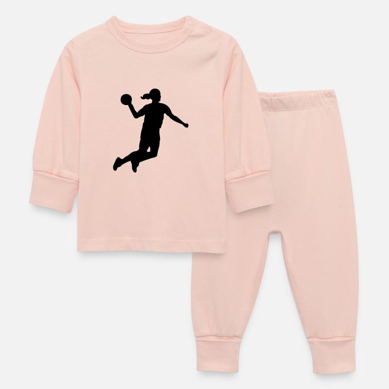 Handball - Pyjama Bébé - rose cristal