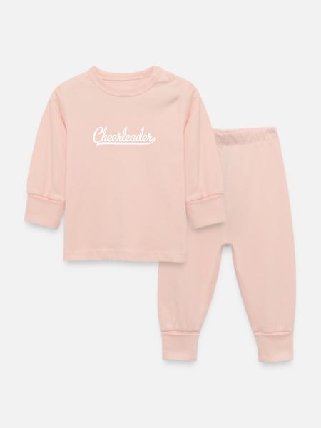 cheerleader - Natdragt til baby - krystalrosa