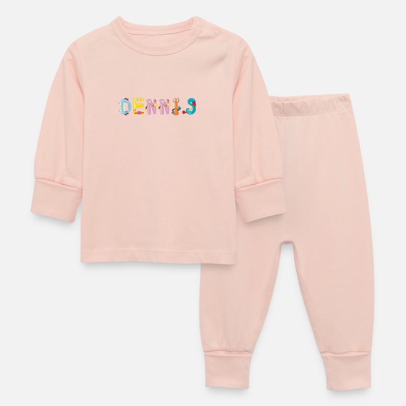 Dennis - Pyjama Bébé - rose cristal