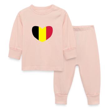 I love Belgium - Pyjama Bébé - rose cristal - Devant