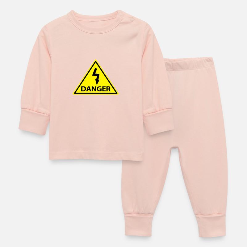 Danger D - Pyjama Bébé - rose cristal